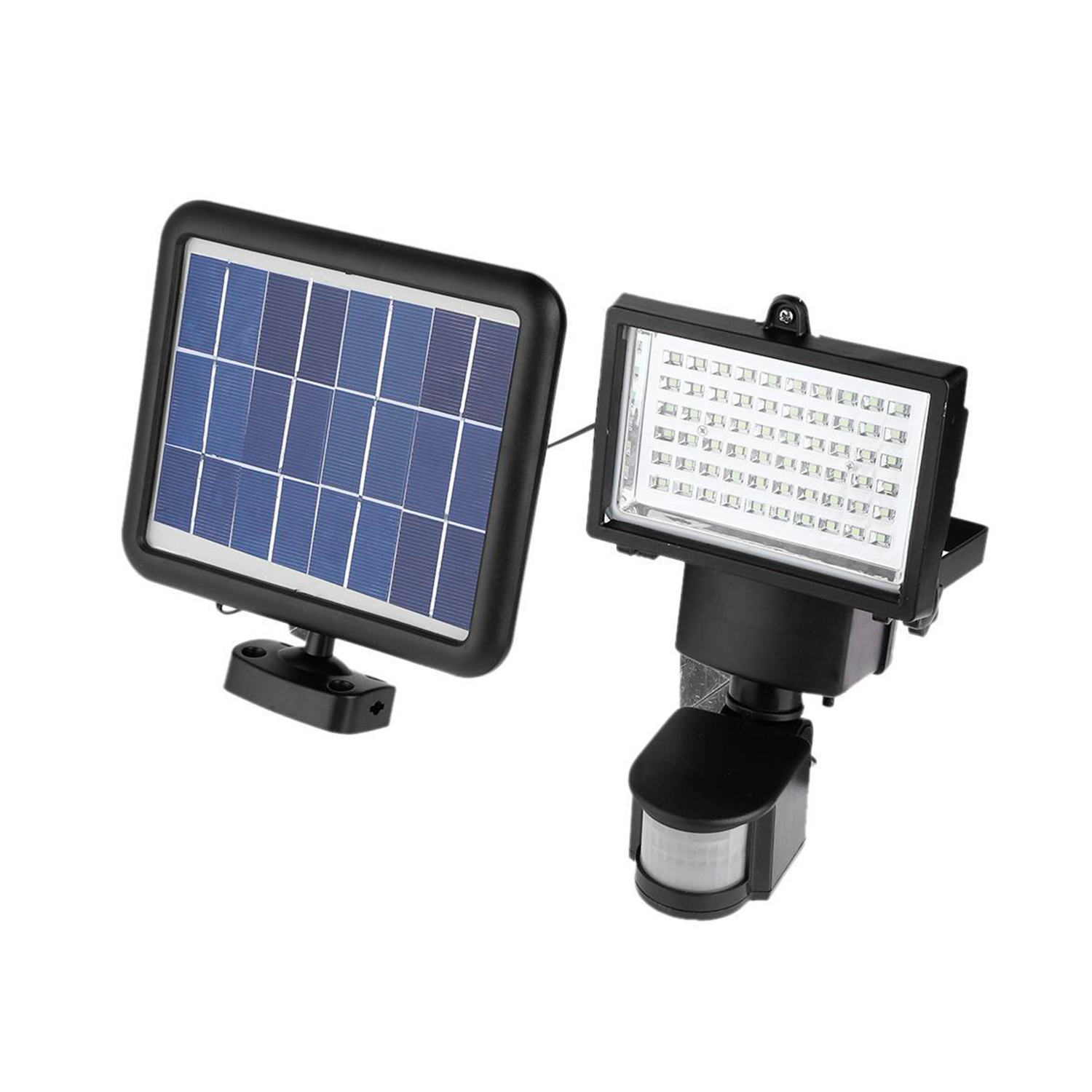 Foco Led Con Sensor Y Panel Solar Mertel