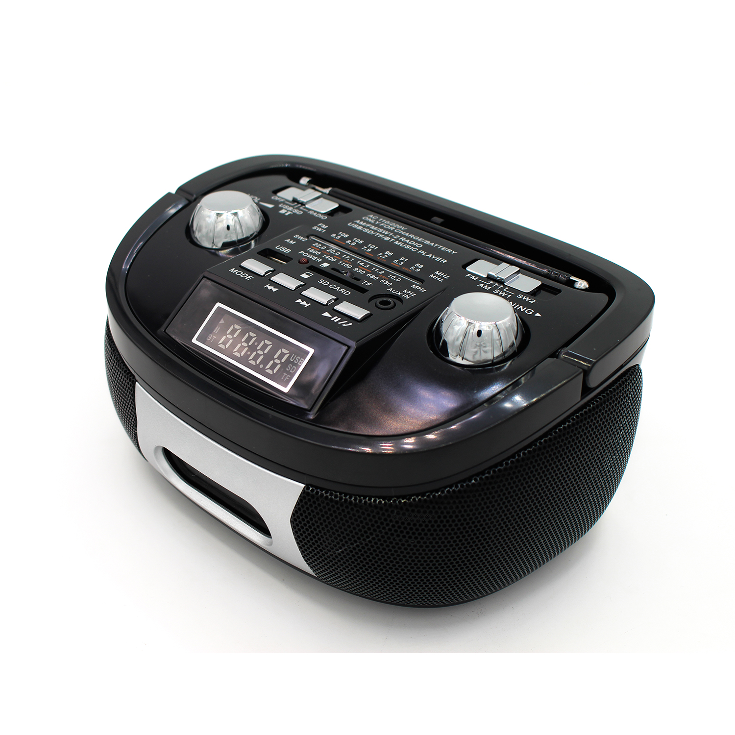 RADIO PORTATIL CON BLUETOOTH FM USB SD RECARGABLE Mertel