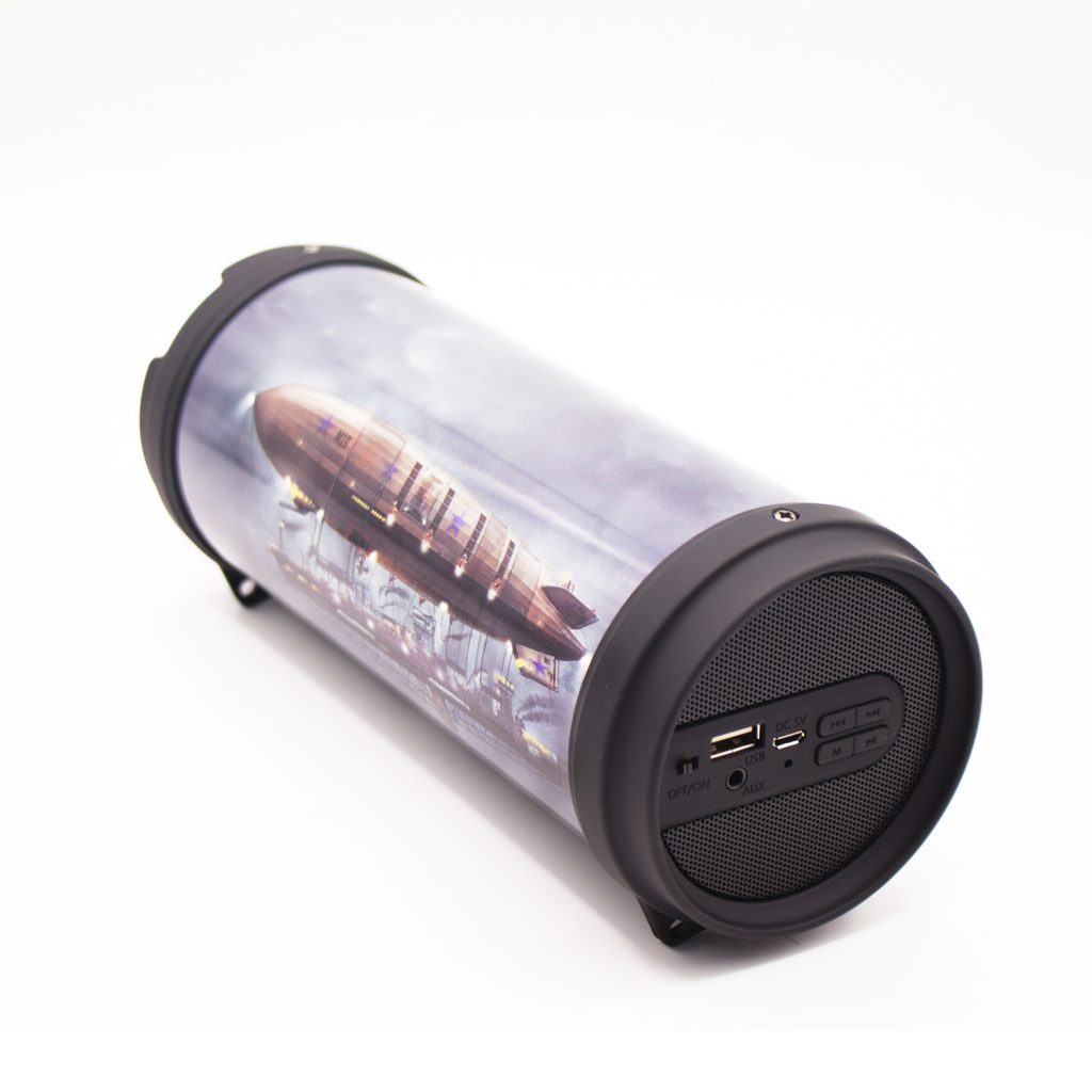 Parlante Bazooka Mini Portable Con Bluetooth Y Entrada Usbsdfm Radio